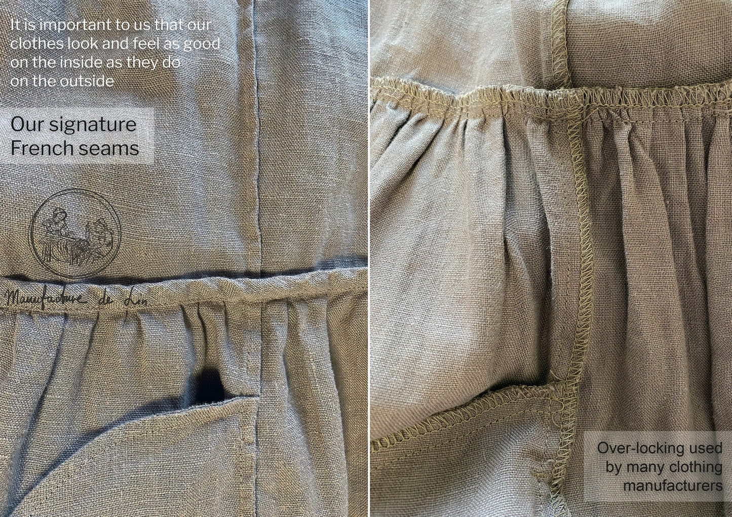 Men’s Linen Hoodie, MOSS Relaxed Fit Hooded Shirt