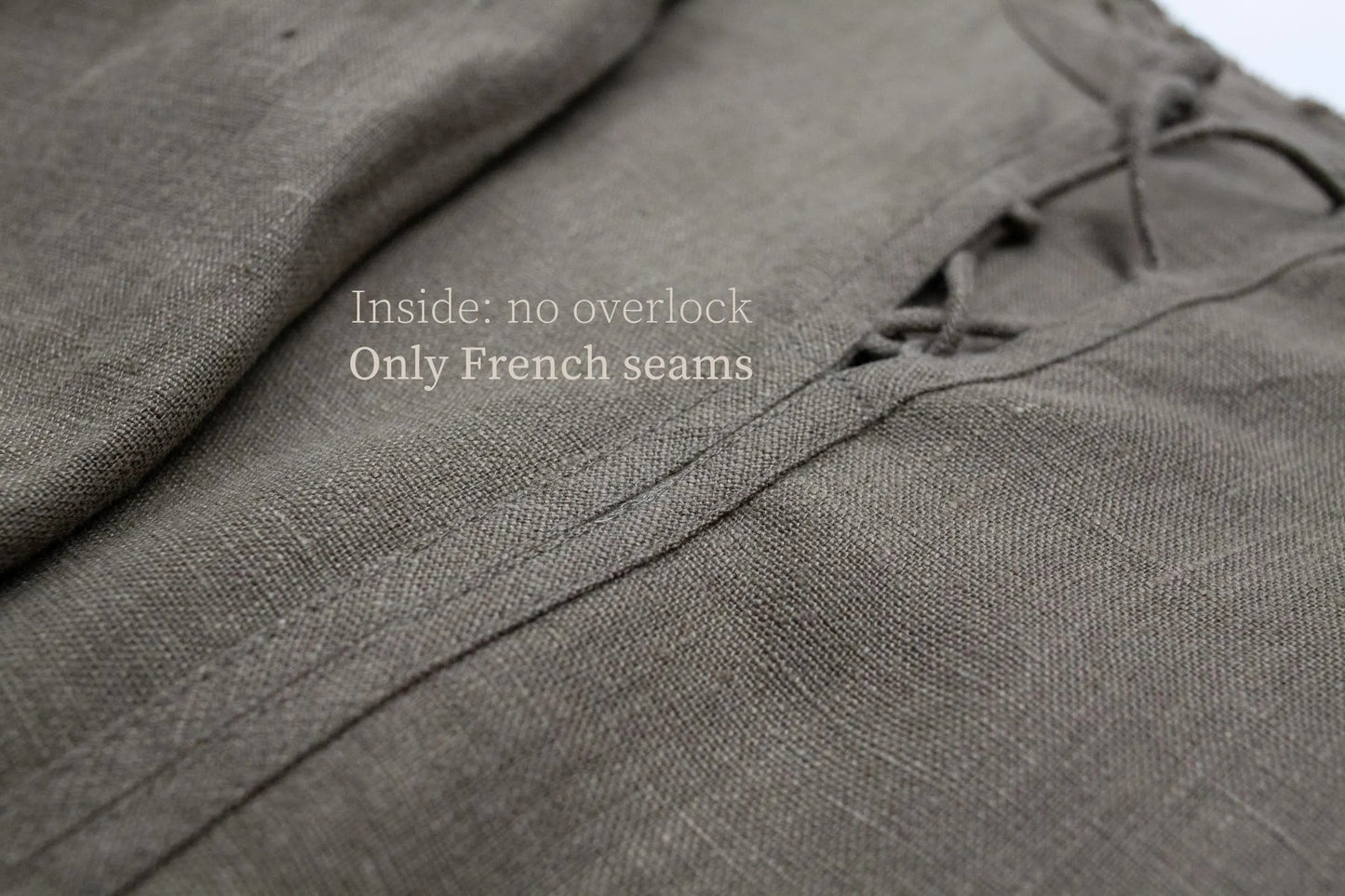 Men’s Relaxed Fit Linen Pants, COCOS Flax Trousers