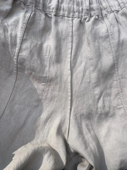 Men’s Relaxed Fit Linen Pants, COCOS Flax Trousers