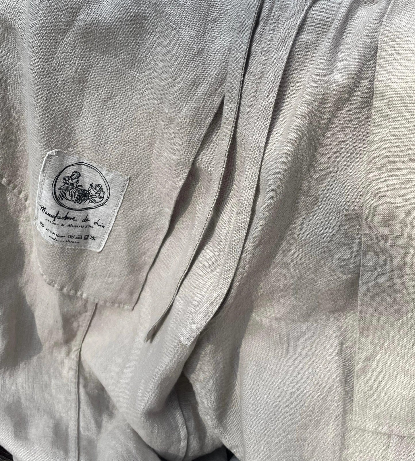 Men’s Relaxed Fit Linen Pants, COCOS Flax Trousers