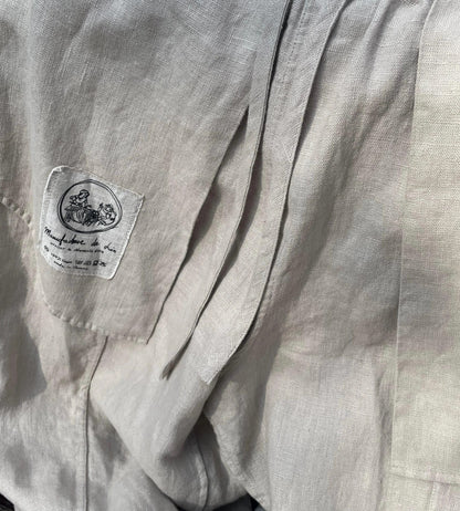 Men’s Relaxed Fit Linen Pants, COCOS Flax Trousers
